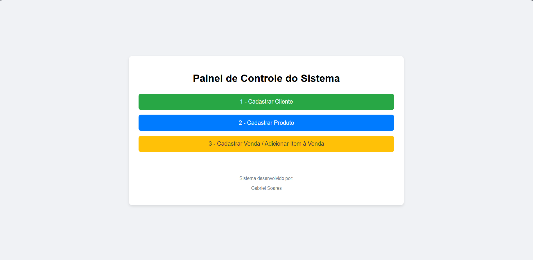 Sistema de Loja